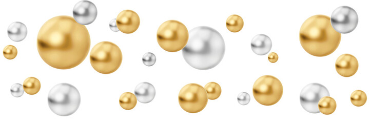 white ball  gold ball PNG transparent