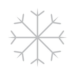 snowflake icon on white background