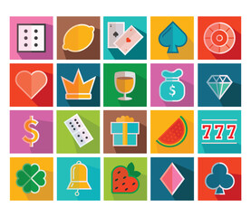 casino Icons Template