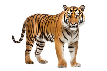 Fototapeta na wymiar Indochinese Tiger Isolated on transparent background, PNG