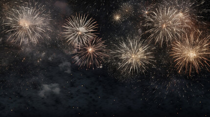 2024 New year New Year's Eve Party background banner fireworks background copy paste texture