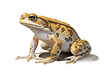 Spadefoot Toad Isolated on transparent background, PNG - obrazy, fototapety, plakaty