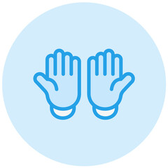 Gloves Vector Icon Design Illustration
