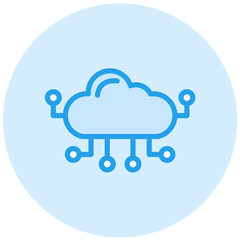 Cloud computing Vector Icon Design Illustration