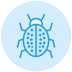 Bug Vector Icon Design Illustration