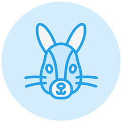 Bunny Vector Icon Design Illustration