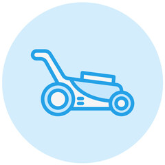 Lawn mower Vector Icon Design Illustration