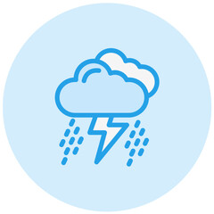 Storm Vector Icon Design Illustration