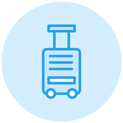 Luggage Vector Icon Design Illustration