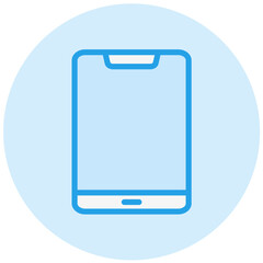 Tablet Vector Icon Design Illustration