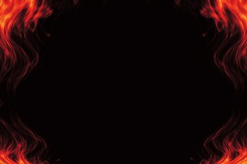 幻想的な炎の背景　fantastic flame background