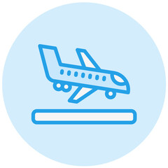 Landing Vector Icon Design Illustration
