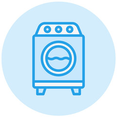 Washing machine Vector Icon Design Illustration