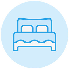 Bed Vector Icon Design Illustration
