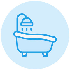 Bath tub Vector Icon Design Illustration