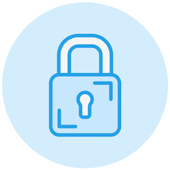 Padlock Vector Icon Design Illustration