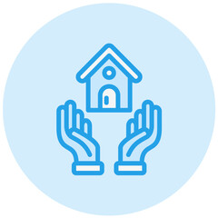House insurance Vector Icon Design Illustration