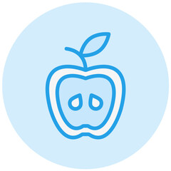 Apple Vector Icon Design Illustration