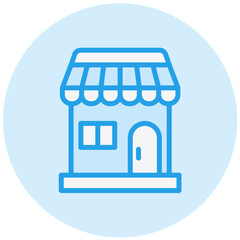 Shop Vector Icon Design Illustration