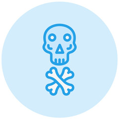 Skull Vector Icon Design Illustration