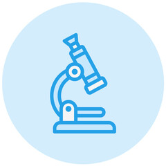 Microscope Vector Icon Design Illustration