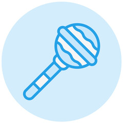 Baby rattle Vector Icon Design Illustration