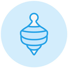 Spinning top Vector Icon Design Illustration