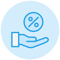 Commision Vector Icon Design Illustration