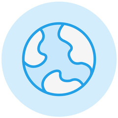 Earth Vector Icon Design Illustration