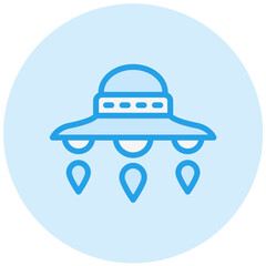 Ufo Vector Icon Design Illustration
