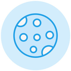 Moon phase Vector Icon Design Illustration