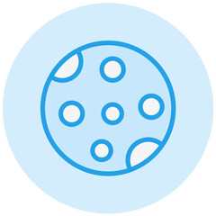 Moon phase Vector Icon Design Illustration