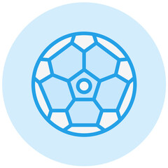 Fototapeta premium Football Vector Icon Design Illustration