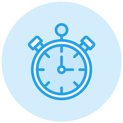 Stopwatch Vector Icon Design Illustration