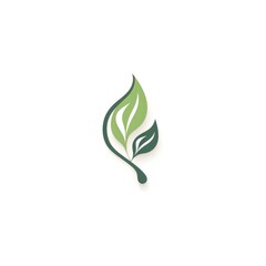 Beautiful abstract logo. Earth, environmental protection. Nature protection concept.