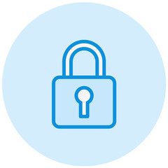 Padlock Vector Icon Design Illustration