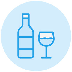 Wine Vector Icon Design Illustration