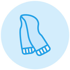 Scarf Vector Icon Design Illustration