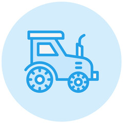Tractor Vector Icon Design Illustration