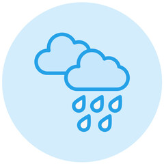 Rain Vector Icon Design Illustration