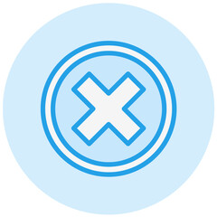 Fototapeta premium Close Vector Icon Design Illustration