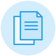 Fototapeta premium Paper Vector Icon Design Illustration