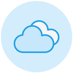 Cloud Vector Icon Design Illustration