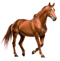 horse isolated on white background - transparent background PNG