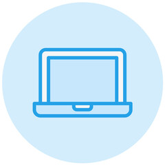 Laptop Vector Icon Design Illustration