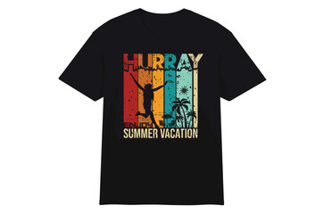 Typography, Summer, Vintage, Mountain, Hiking, Nursing T-shirt Design Vector