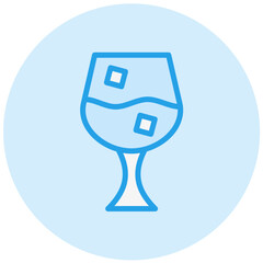 Wine Glass Vector Icon Design Illustration