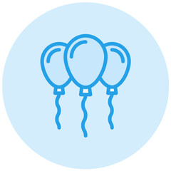 Balloons Vector Icon Design Illustration