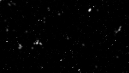 Background with snow. Falling realistic natural snowfall. Winter season weather background