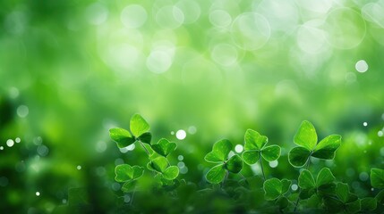 Design Background of Green Leaves